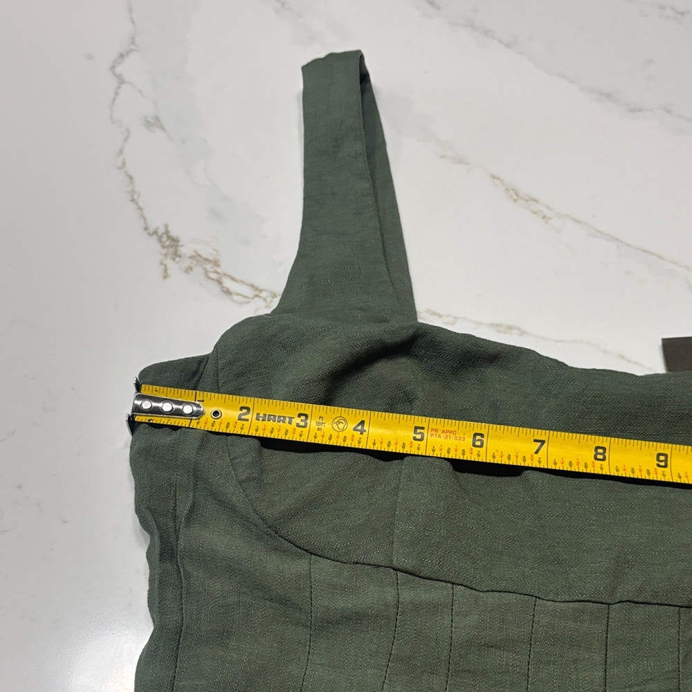 Taylor Forest Green Wide Leg Jumpsuit - Picture 7 of 15